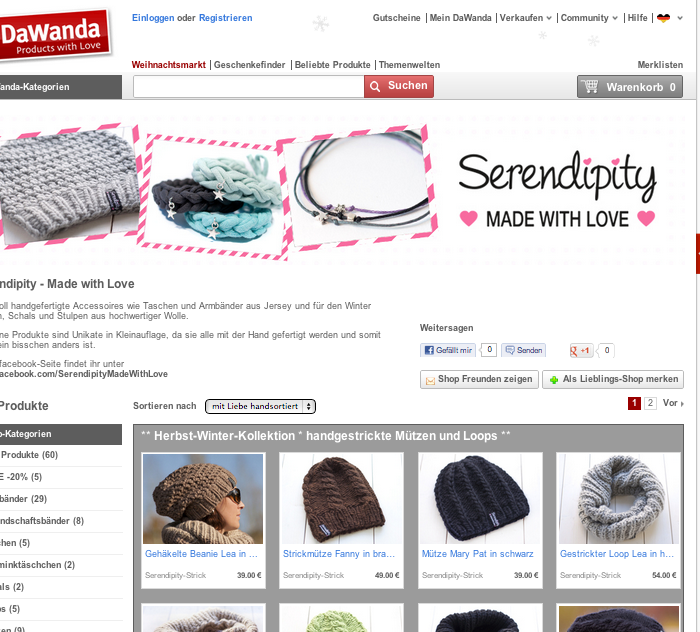 meine Weihnachtsshoppingempfehlung – Serendipity