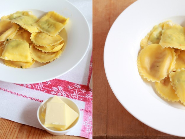 Nudel mit Buttersosse