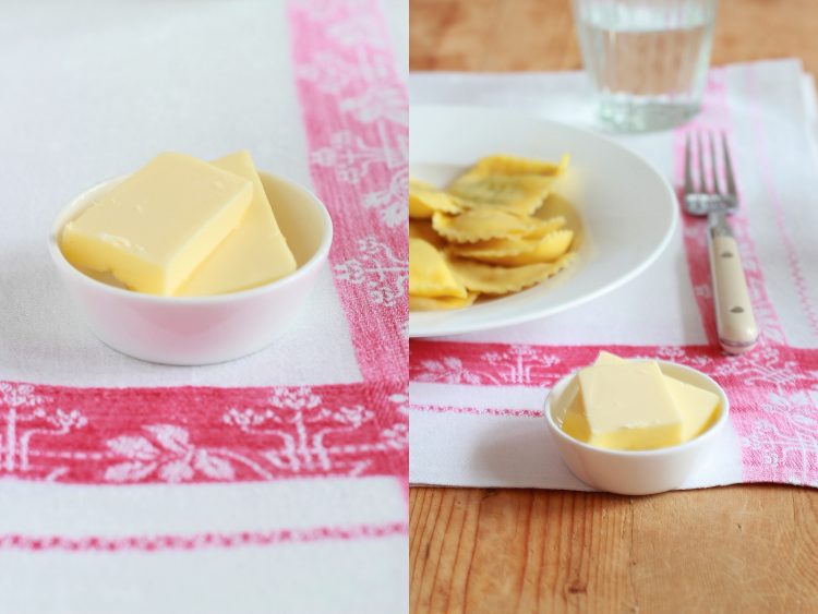 Nudel mit Buttersosse