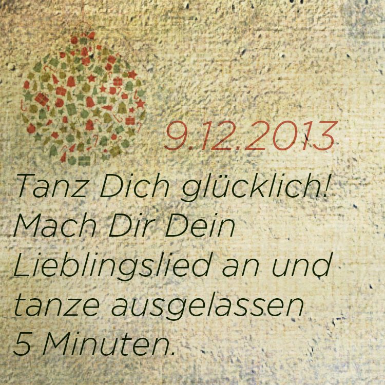 9122013 lass es Dir gut gehen mantra adventskalender tastesheriff