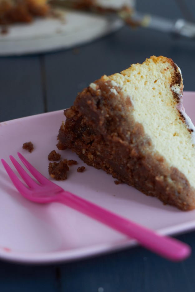 Ein Rezept für Käsekuchen mit Erdbeeren