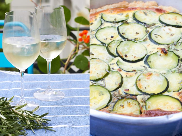 zucchini rosmarin quiche - https://www.tastesheriff.com/ #ichbacksmir #quiche