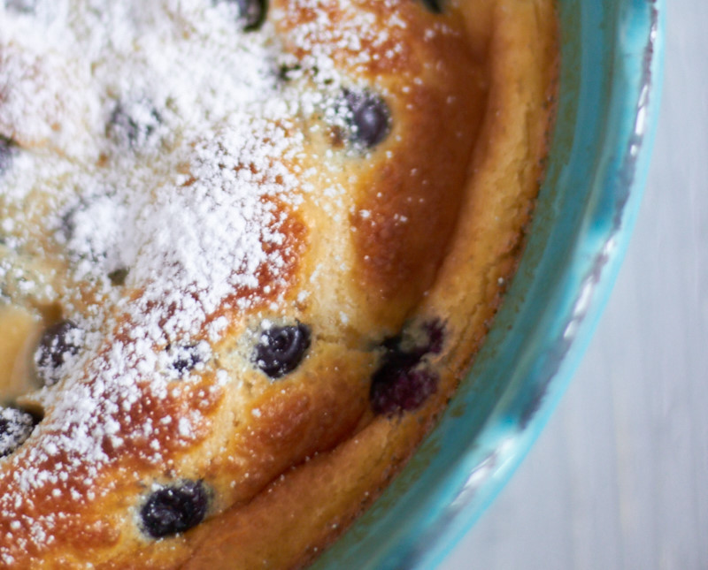 Ein Rezept fürs Frühstück - ober leckere Ofenpfannkuchen mit Blaubreeren vom Tastesheriff! 