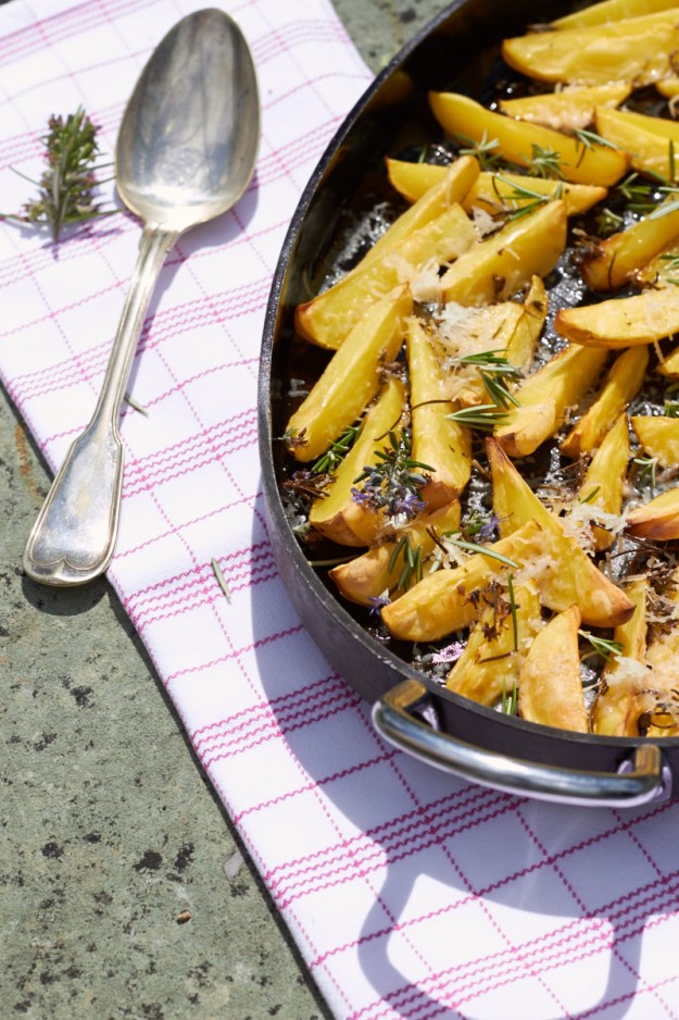 heute abend gibt es Parmesankartoffeln | tastesheriff