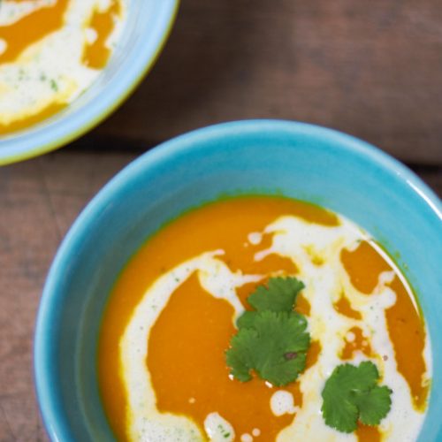 Cremige Kürbissuppe