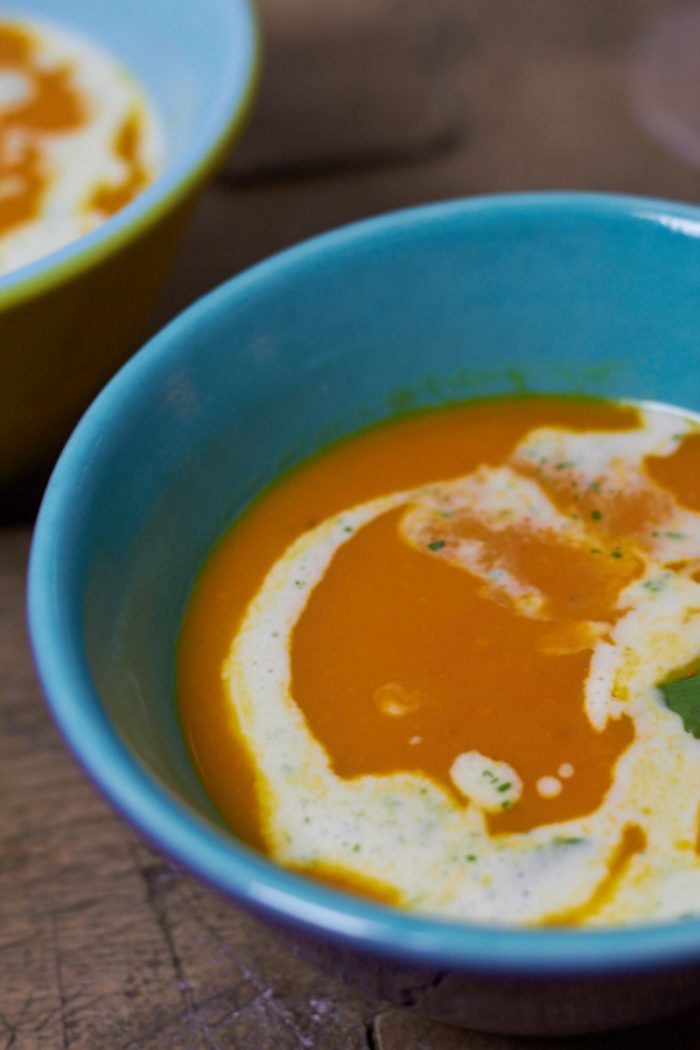 die beste Kürbissuppe die ich je gegessen habe... mit Kokos und ...