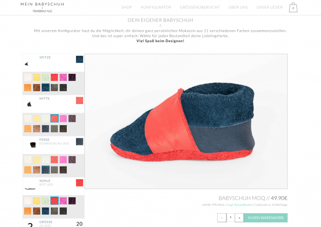 mein Babyschuh Franziska Klee