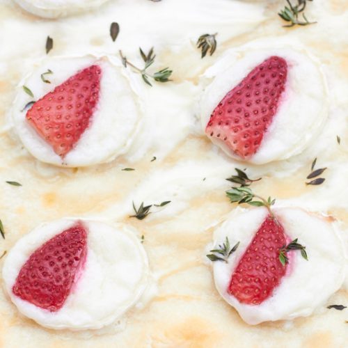 So einfach und so lecker! Erdbeer-Flammkuchen!