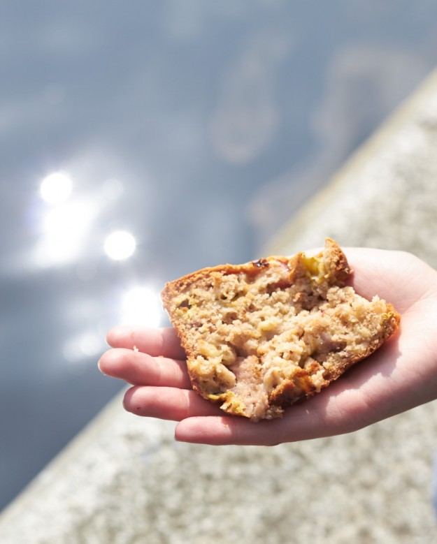 K&ouml;stliches Rhabarber-Bananenbrot f&uuml;r einen herrlichen Picknick-Nachmittag.