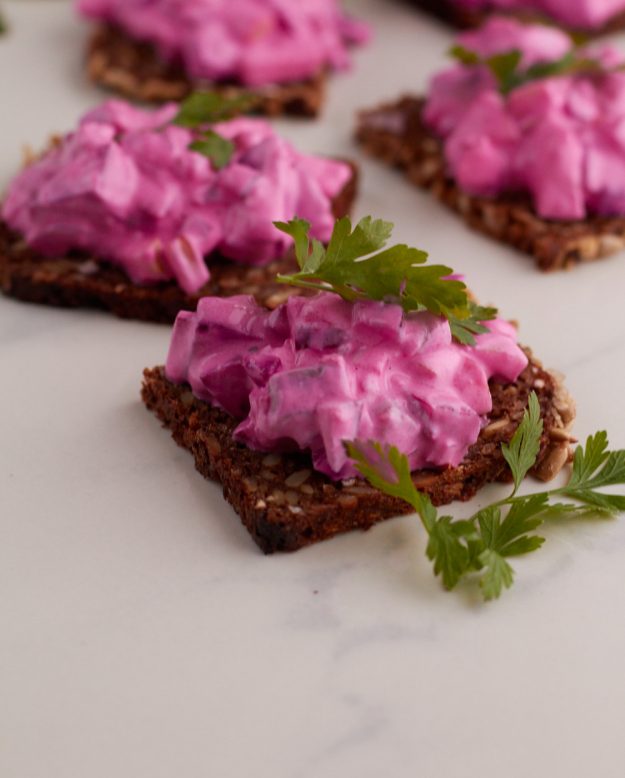 Für echte Fischliebhaber - selbstgemachter Matjes-Salat.