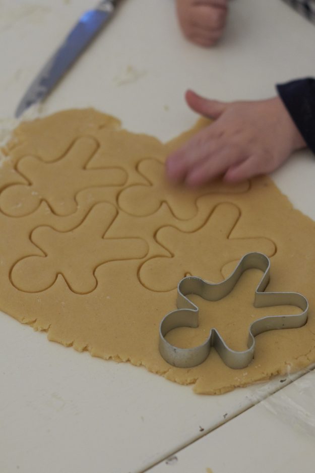Weihnachtbaeckerei - Chaikekse mit Schokoladenglasur