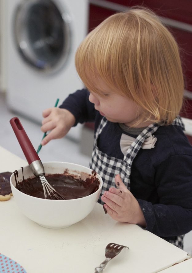Weihnachtbaeckerei - Chaikekse mit Schokoladenglasur
