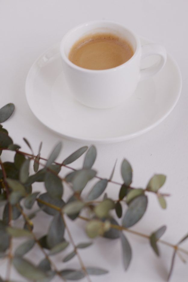 Eine Tasse köslichen Espresso