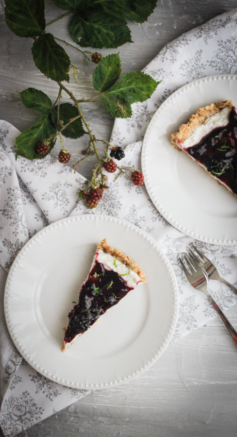 LovelyLink ist zu Gast bei Tastesheriff und sie hat ein tolles sommerliches Rezept mitgebracht für eine Brombeer-Kokos-Tarte.