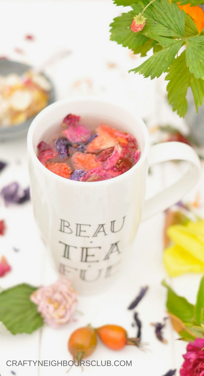 Evi und Jule vom Crafty Neighbours Club sind zu Gast bei Tastesheriff und sie haben ein paar tolle Rezepte für selbstgemachten Sommertee für Kinder aus dem eigenen Garten mitgebracht.