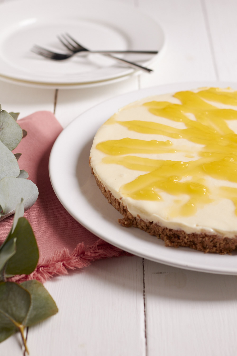 Lemon Curd Kuchen ohne Backen | tastesheriff