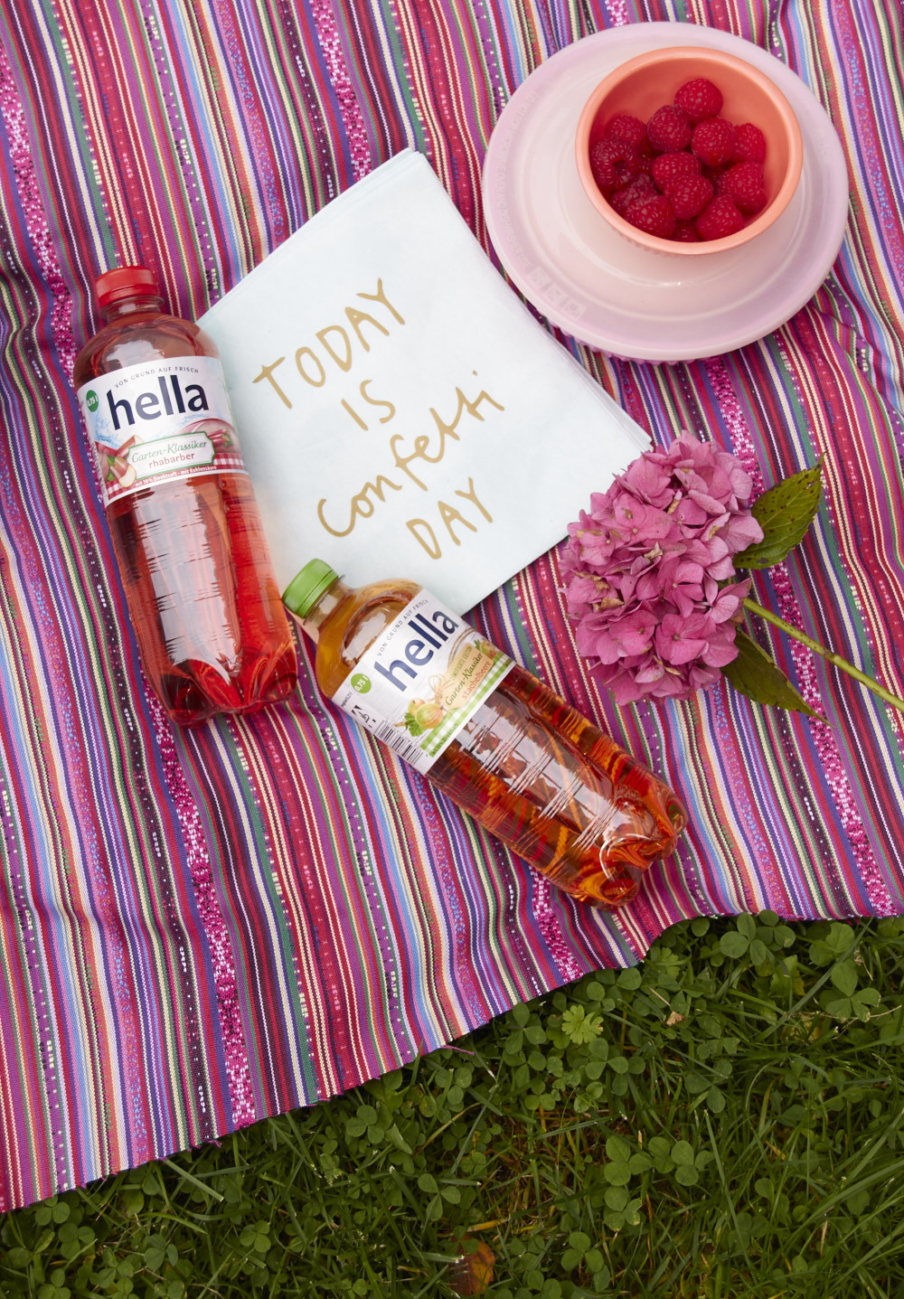 Ein sommerliches Picknick im Gr&uuml;nen. Mit fruchtig, frischen hella Garten-Klassikern und Salat to go aus dem Glas.
Ein sommerliches Picknick im Gr&uuml;nen mit Couscous-Salat to go aus dem Glas. Eignet sich auch toll als Snack f&uuml;r eine lange Autofahrt oder als Mittag im B&uuml;ro.