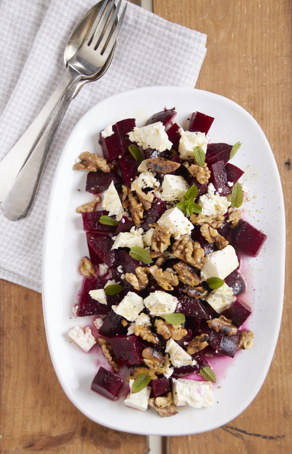 Rote Bete Salat Mit Feta Und Walnussen