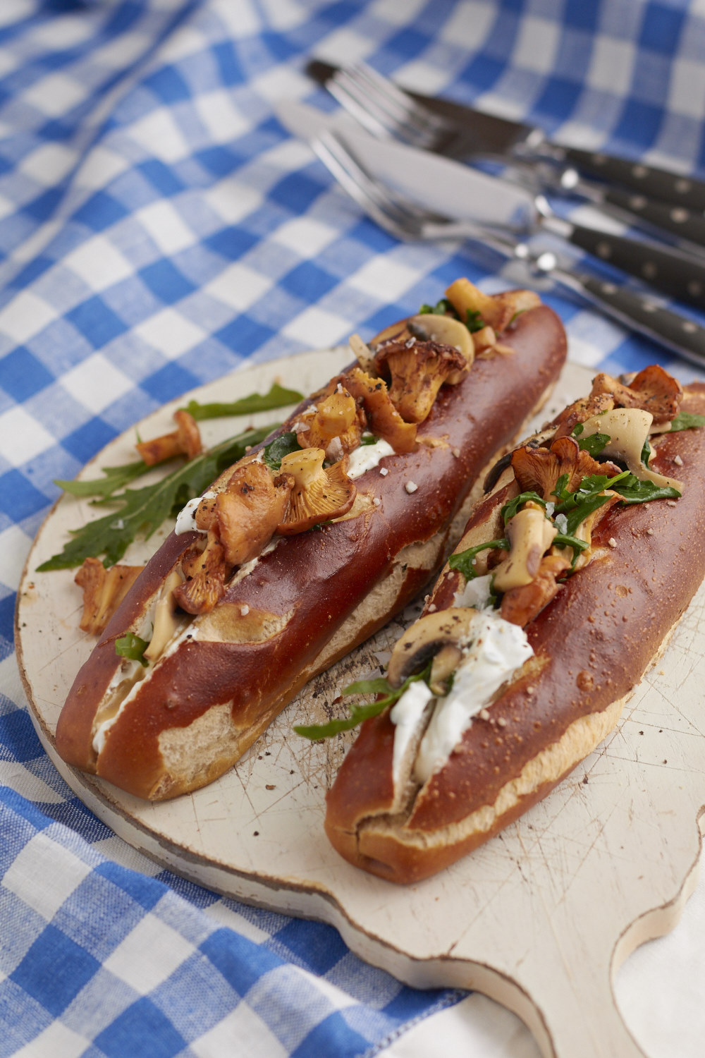Vegetarisch Belegte Laugenstange - Rezepte Suchen