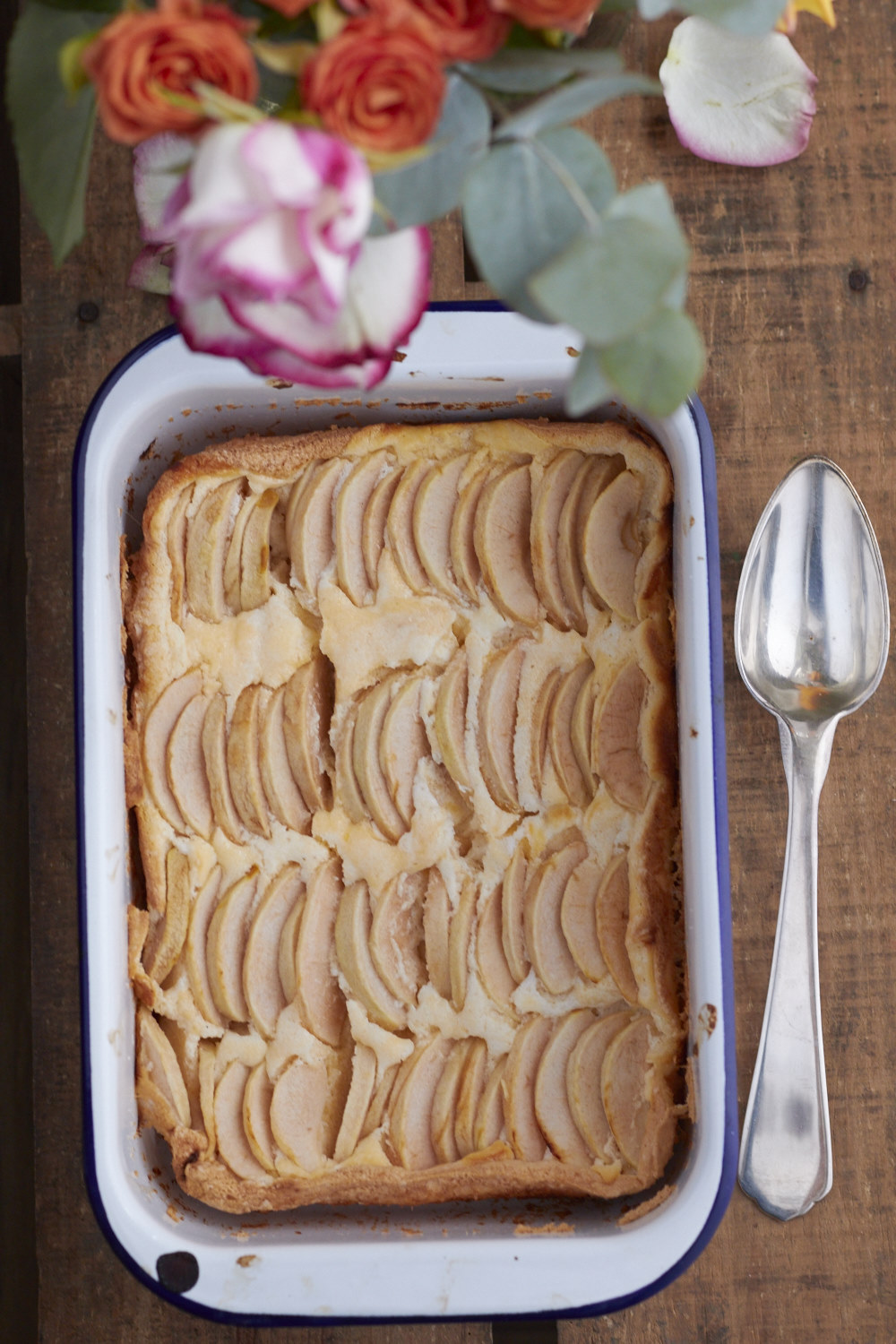 Sehr leckerer Apfelkuchen, der auch als Quarkauflauf durchgeht und dann auch noch so lecker!