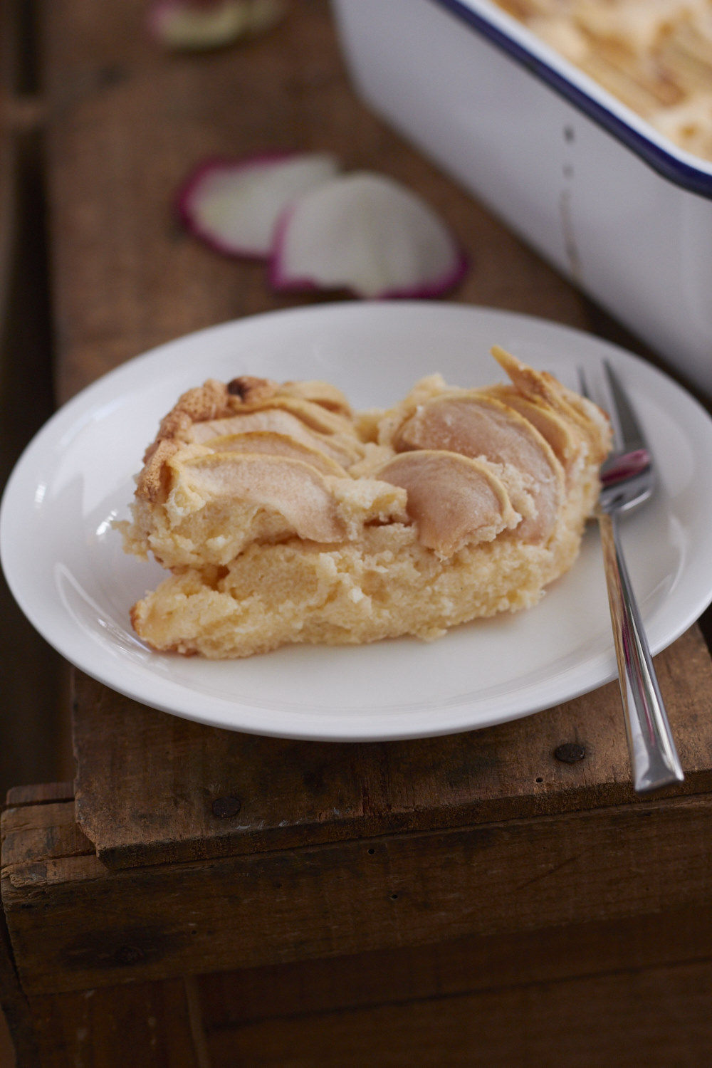 Sehr leckerer Apfelkuchen, der auch als Quarkauflauf durchgeht und dann auch noch so lecker!