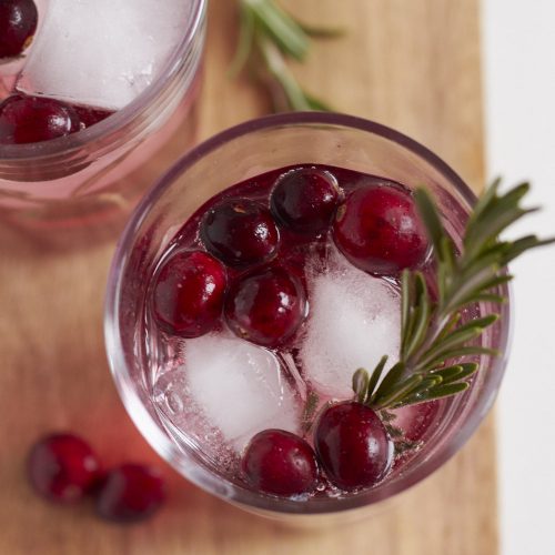 X-MAS Afterparty - frischer Cranberry Gin Tonic ideal als Weihnachtsdrink