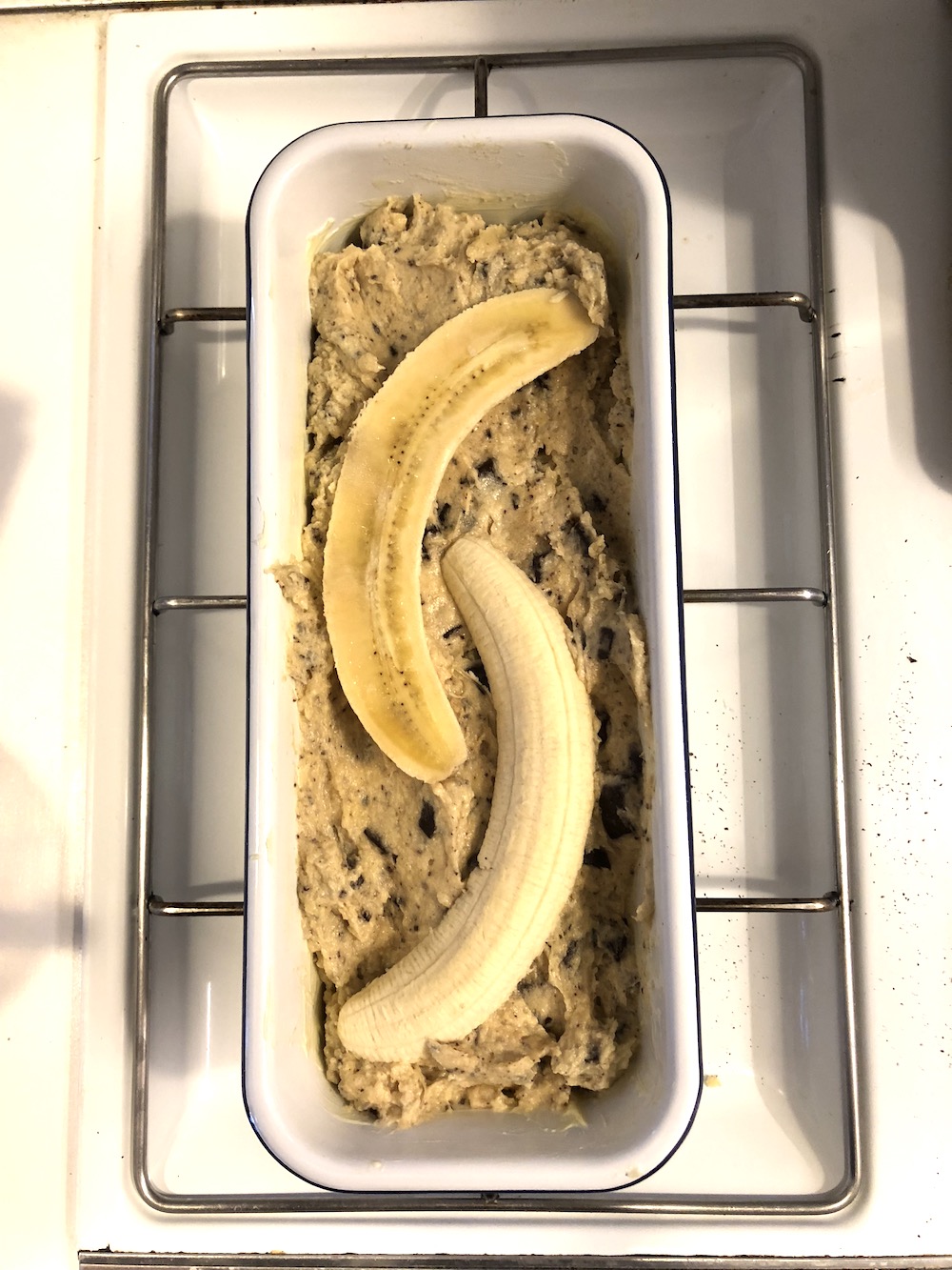 Prioritäten first - Umbau Second - leckerer Stracciatella-Bananen Kuchen