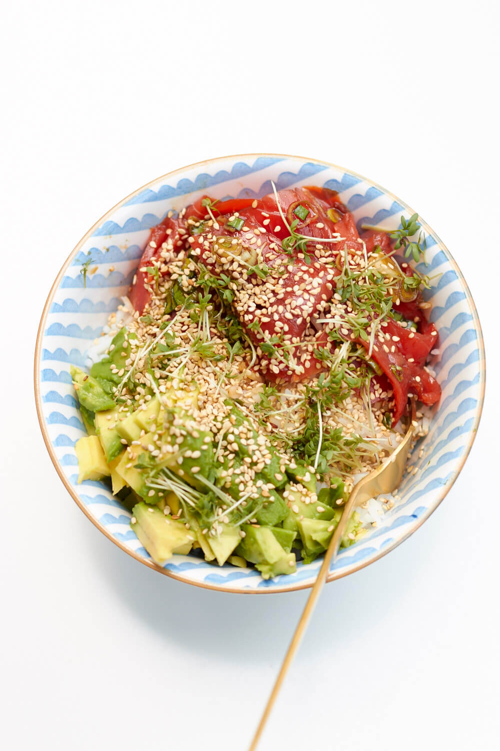 Hawaiian style - Eine schnelle Poke Bowl mit Lachs 