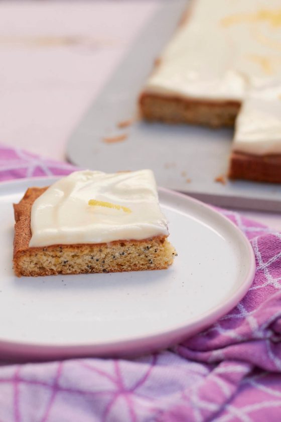 ein super Mitbringkuchen – Zitroniger Mohnkuchen vom Blech