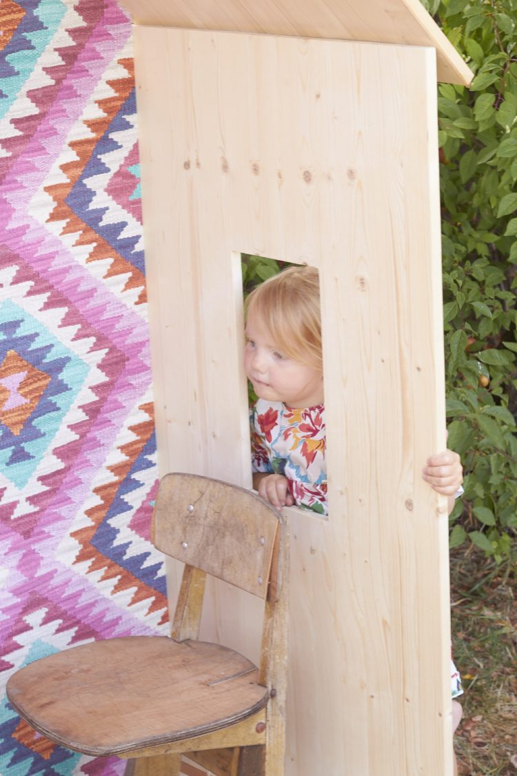 Ein offenes Kinderhaus im Garten ein DIY Projekt für Kids