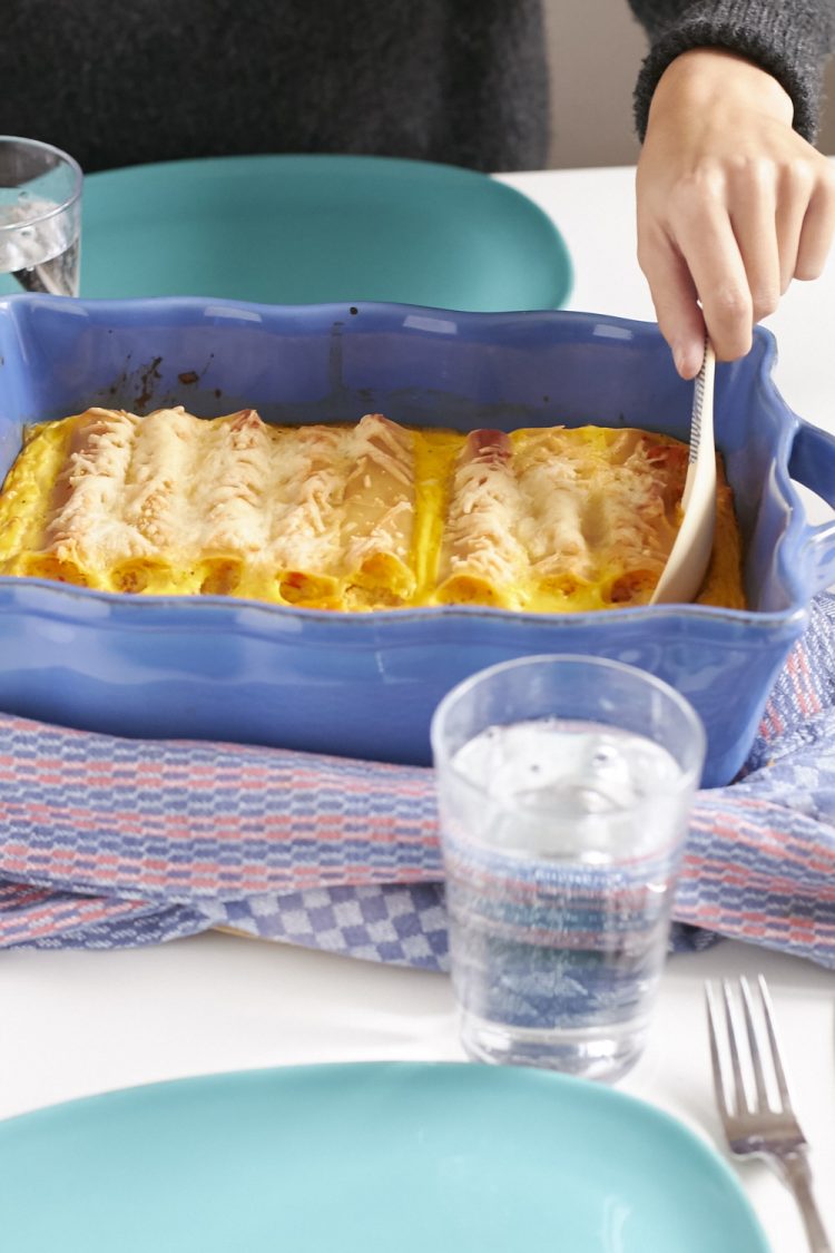 Leckere, gefüllte Nudeln mit Kürbis. Das perfekte Rezept für den Herbst.