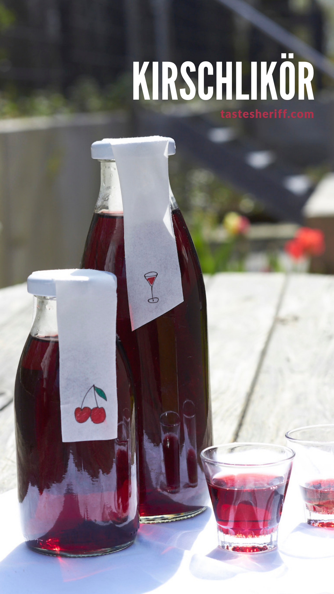 passend zur Kirschzeit – ein sehr leckerer Kirschlikör