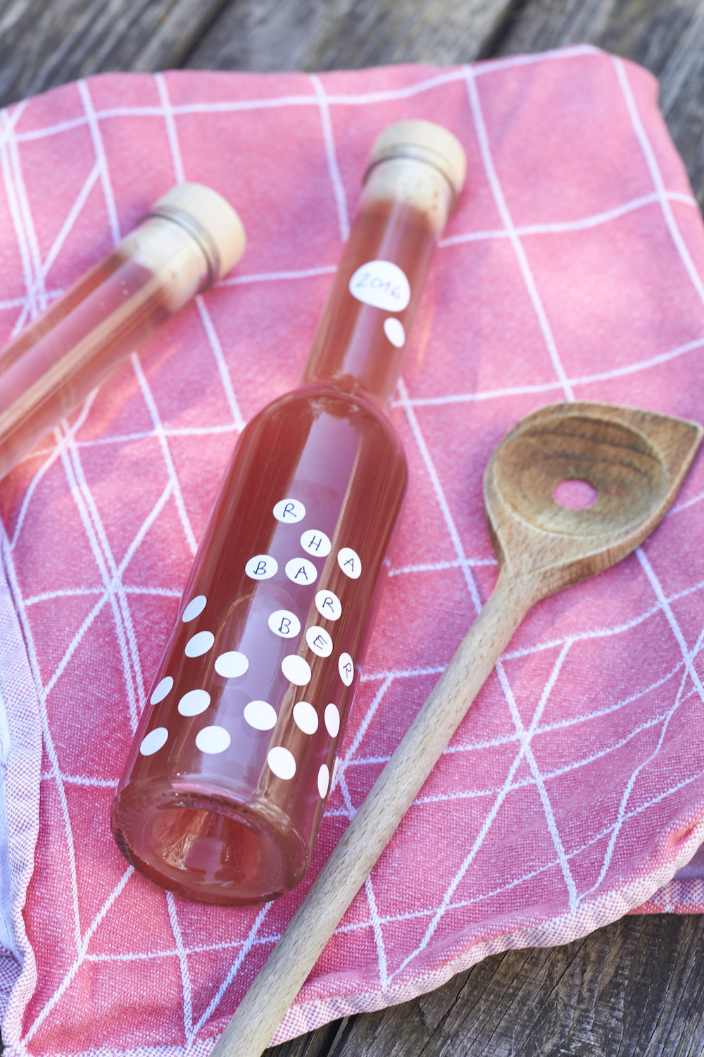 Rhabarber Sirup einkochen