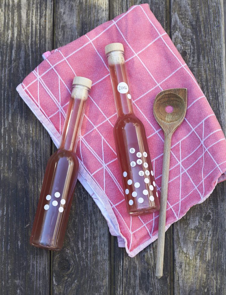 Rhabarber Sirup einkochen