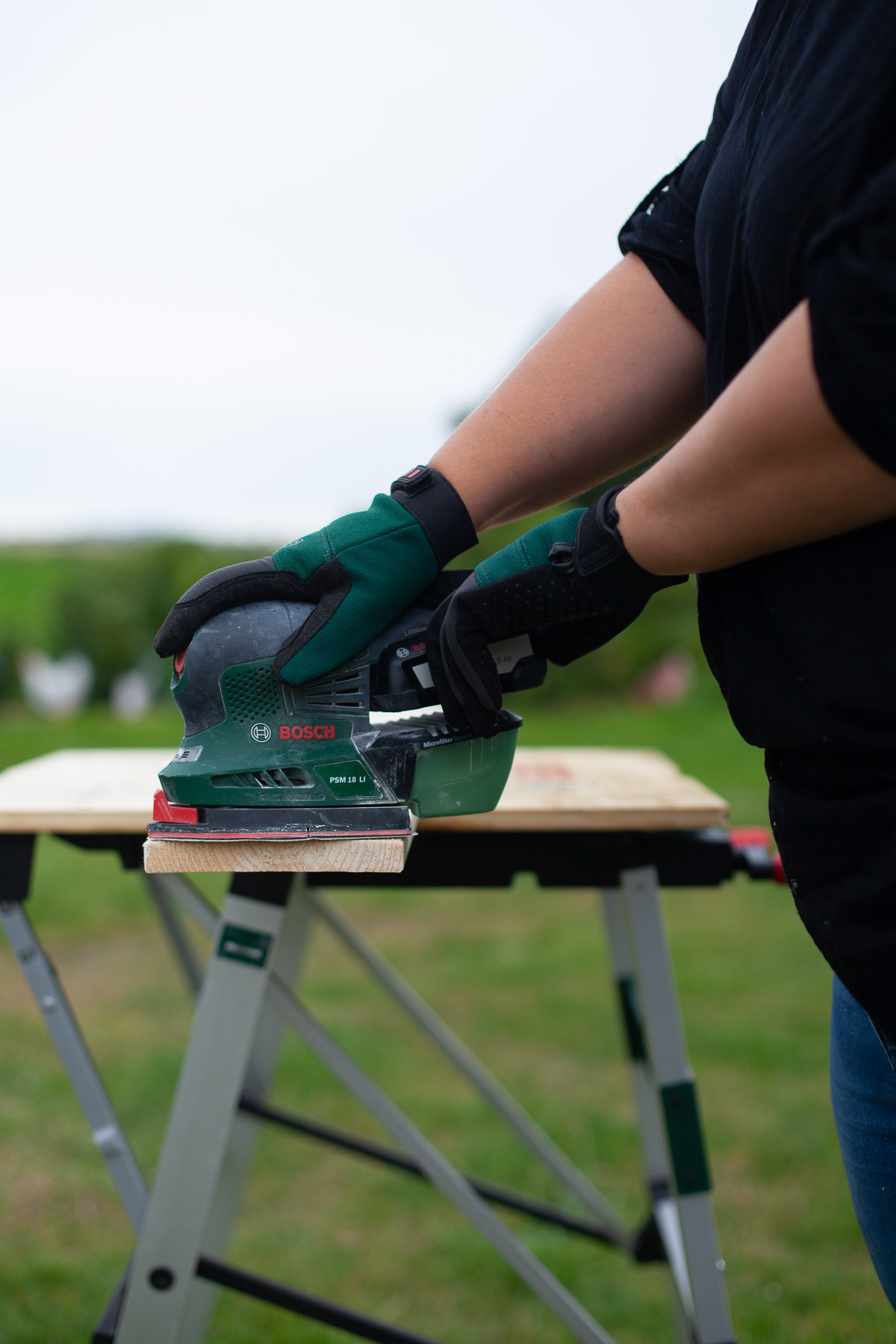 Unser selbstgebautes Gartenbett - ein Platz zum Wolken und Sterne gucken und für laue Sommernächte