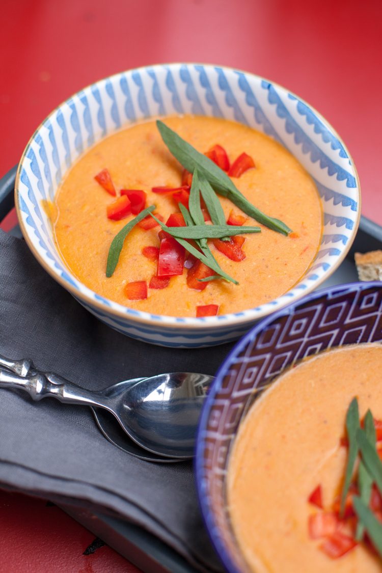 pikante Ingwer Linsensuppe