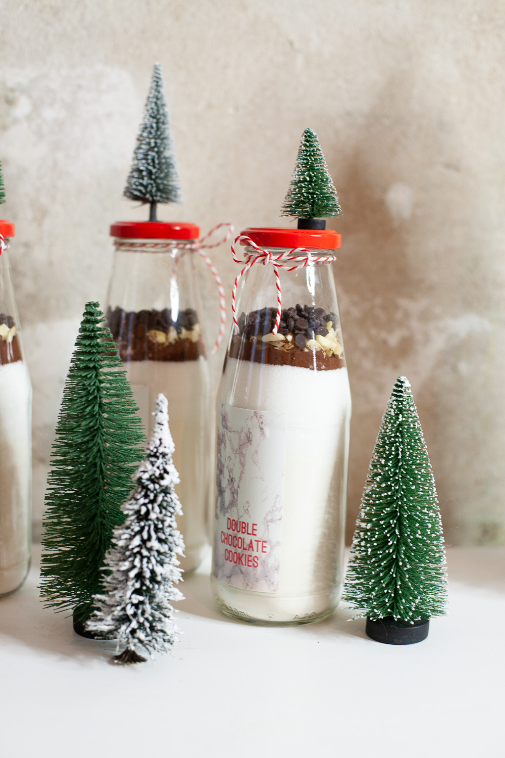Ein super Geschenk aus der K&uuml;che - Keksmischung in der Flasche mit einer tollen Beschriftung. Wer freut sich nicht &uuml;ber mega leckere Double Chocolate Cookies?!