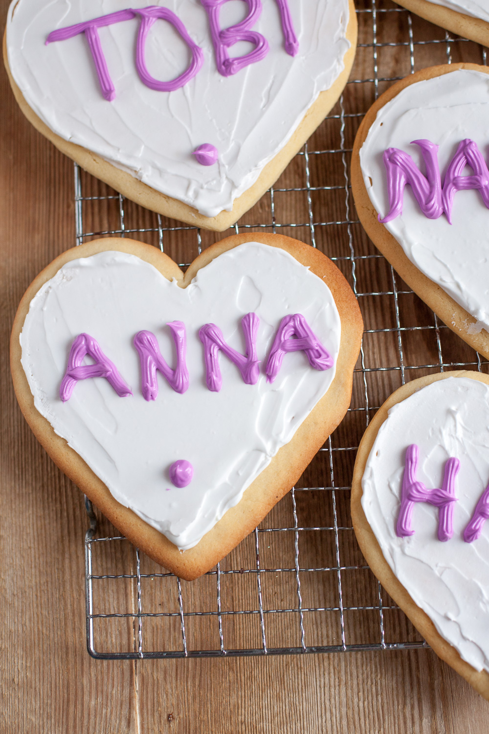 Ein pers&ouml;nliches Erziehergeschenk - personalisierte Keksherzen zu Weihnachten. Nat&uuml;rlich freuen sich auch Freunde, Nachbarn oder die Hockeytrainerin dar&uuml;ber.