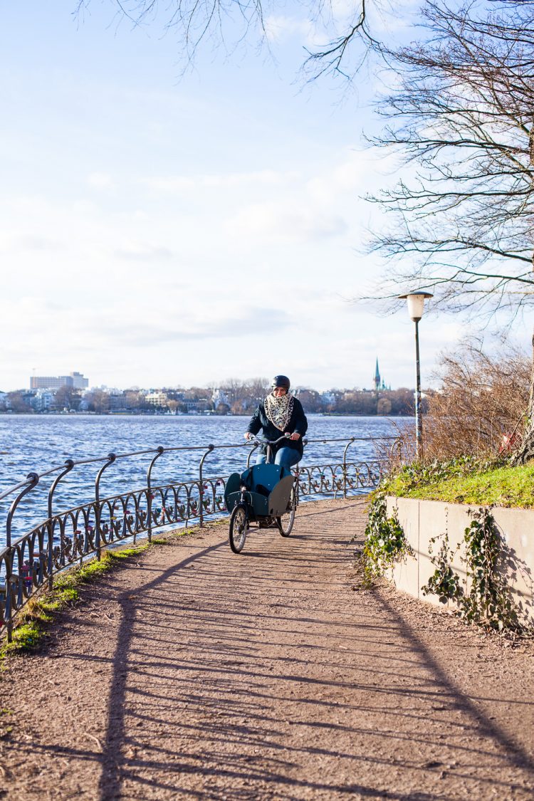 Mit dem Lastenrad durch die Hansestadt