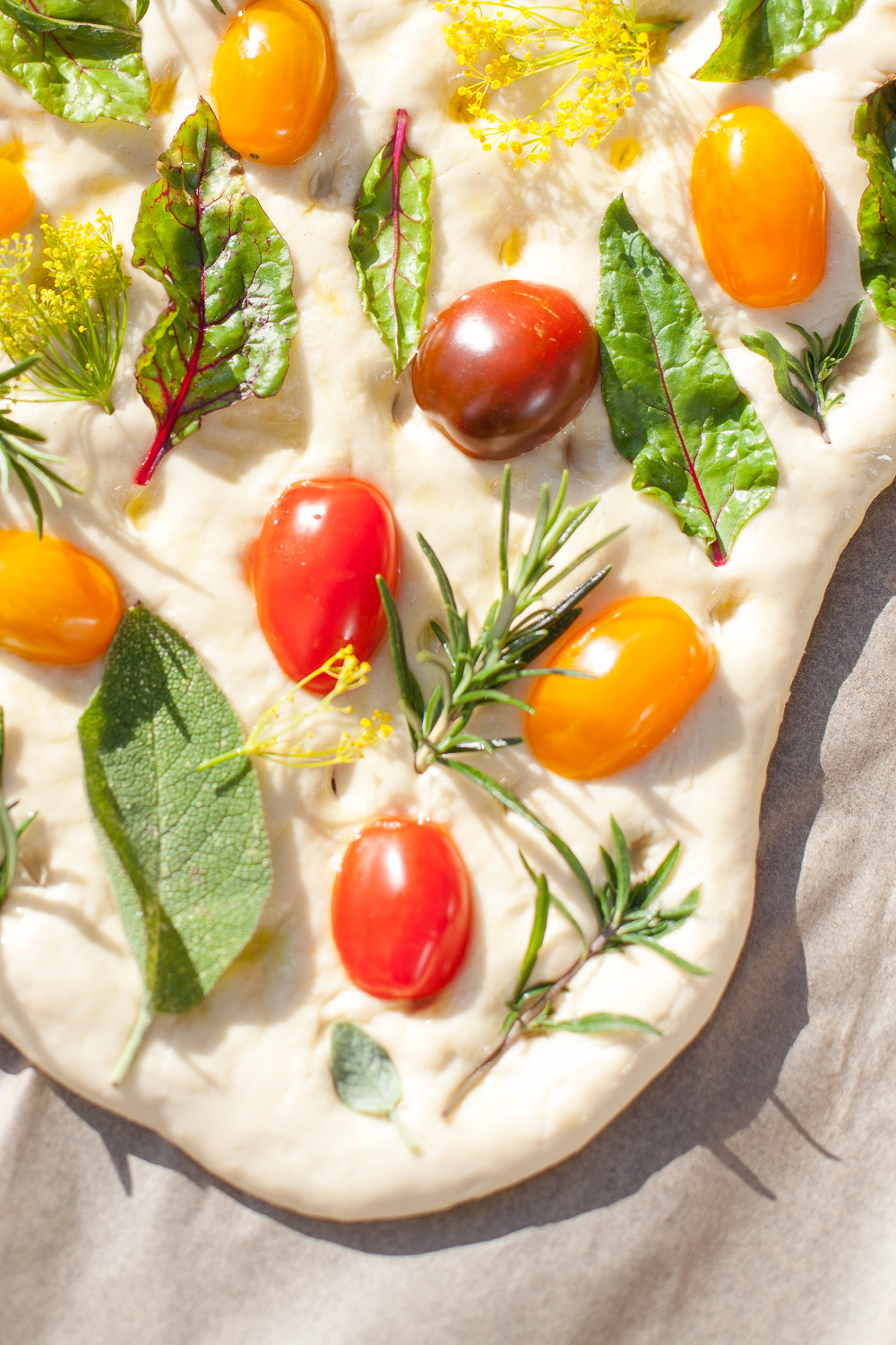 Ein sommerlich frisches Focaccia f&uuml;r den n&auml;chsten Grillabend