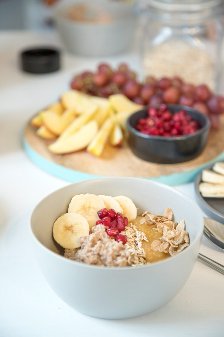ein festliches Familienfrühstück geht auch mit Müsli