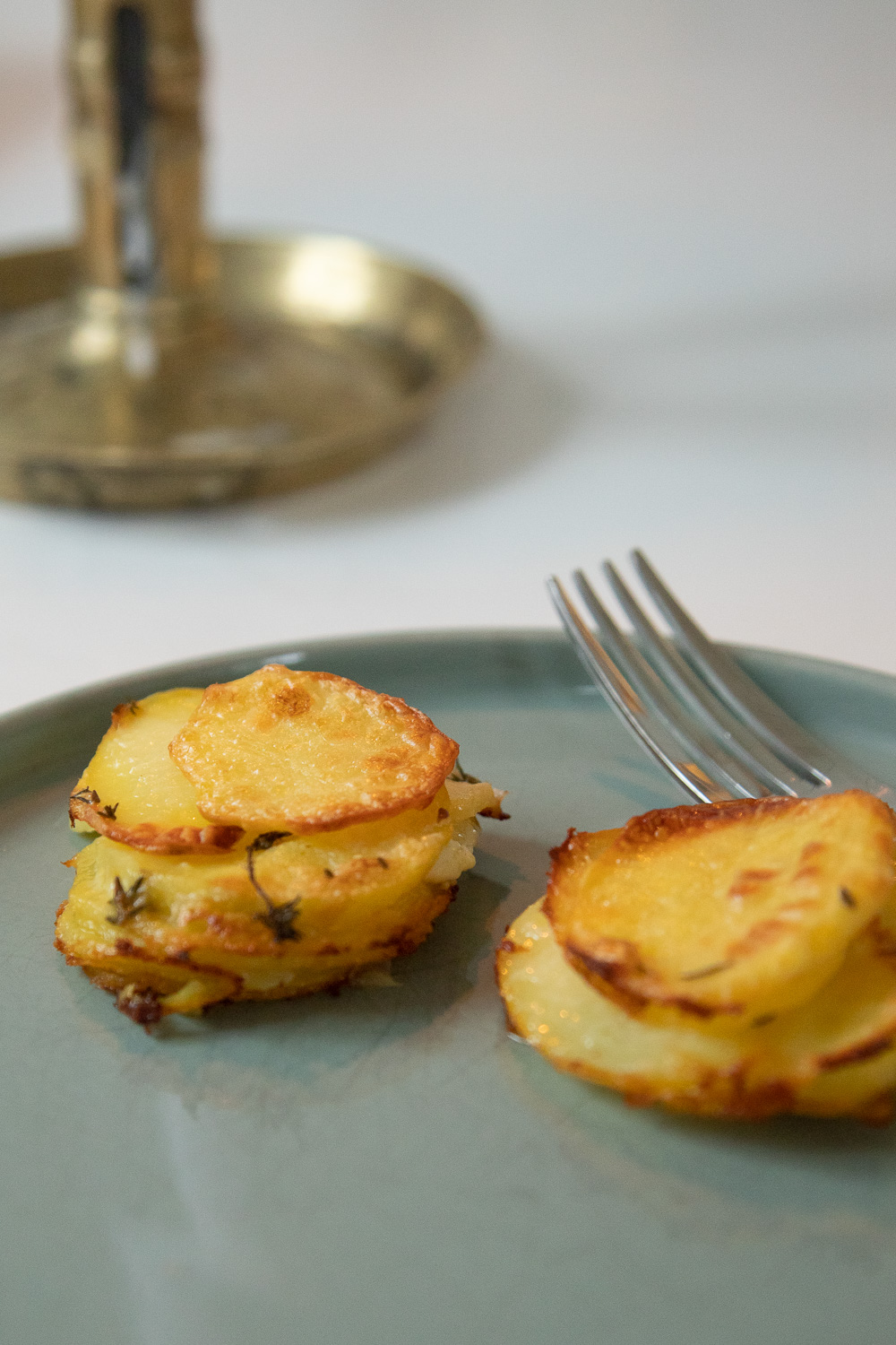 Kleine Kartoffelgratins in Muffinform