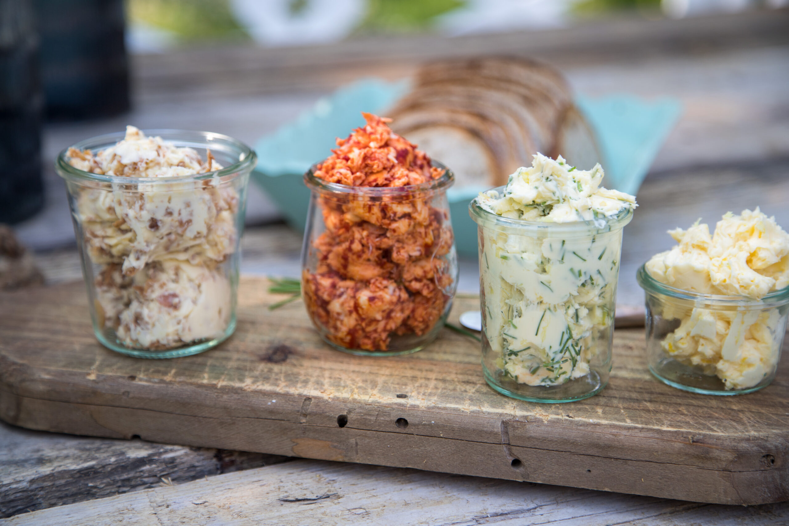 Was darf beim Grillen auf keinen Fall fehlen? Richtig - Kr&auml;uterbutter! Ich hab Euch hier mal die vier Sorten zusammengestellt, die es bei uns immer gibt!