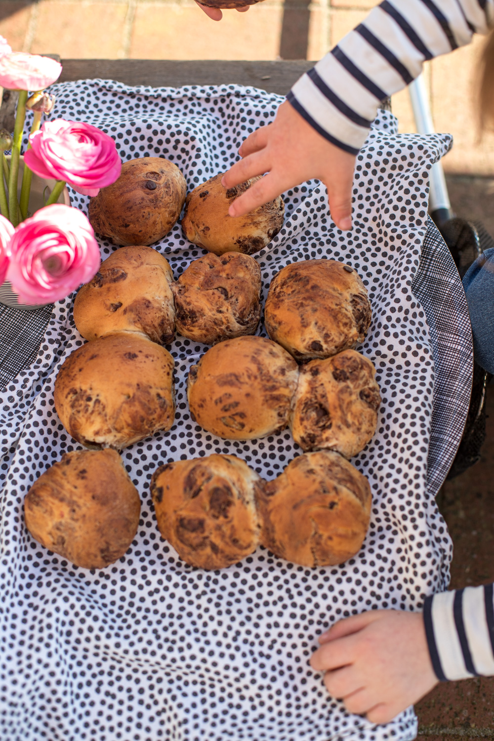 leckere weiche Schokobrötchen zum Kaffee oder zum Frühstück leckere weiche Schokobrötchen zum Kaffee oder zum Frühstück