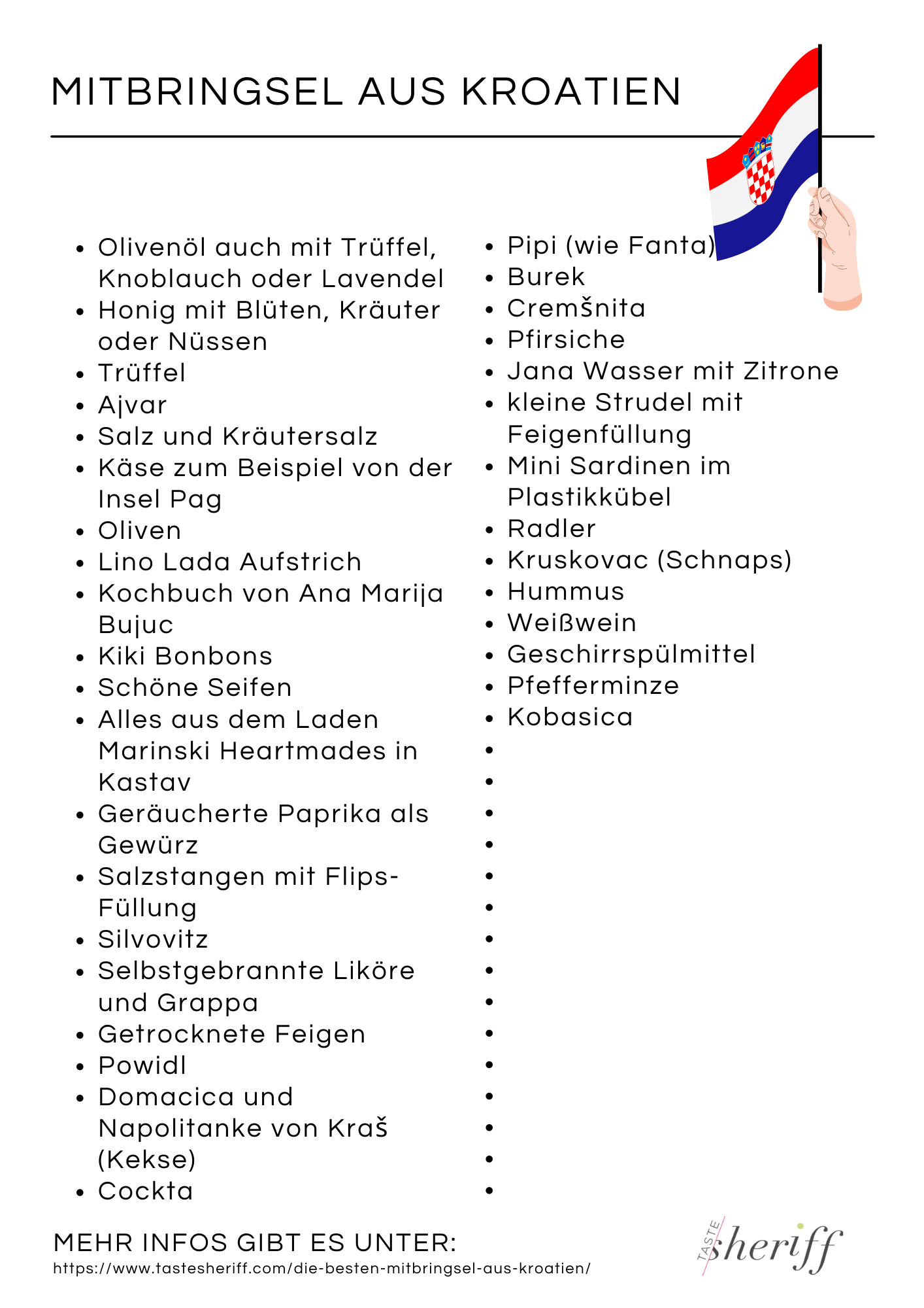 Die besten Mitbringsel aus Kroatien