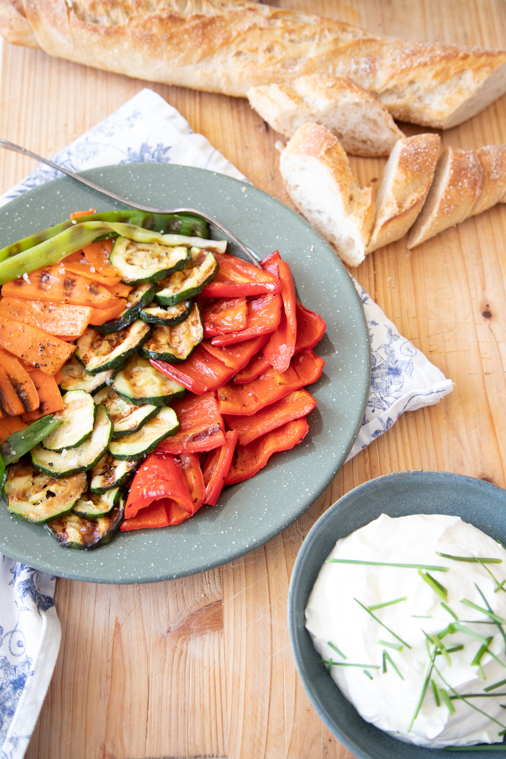 Grillgem&uuml;se aus dem Kontaktgrill zum Abendbrot oder als Vorspeise. So lecker mit etwas frischem Brot und Aioli oder Sour Creme.