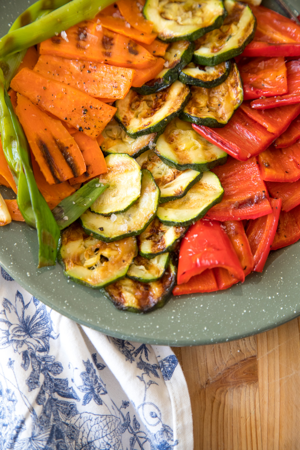 Grillgem&uuml;se aus dem Kontaktgrill zum Abendbrot oder als Vorspeise. So lecker mit etwas frischem Brot und Aioli oder Sour Creme.