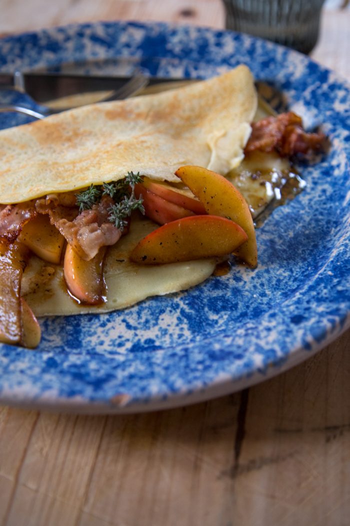 Super Kombination: Holländische Apfel-Speck-Pfannkuchen