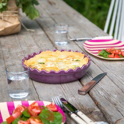 Diese köstliche Quiche mit grünem Spargel ist einfach der Knaller! Fix zubereitet und die ganze Familie ist glücklich. Sie lässt sich auch super vorbereiten..