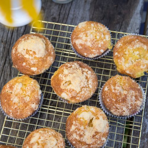 Frische Zitronen-Streusel-Muffins für die Sommerzeit gefällig? Diese kleinen Biester sind einfach der Knaller und waren ruck zuck aufgegessen. Probiert sie aus!